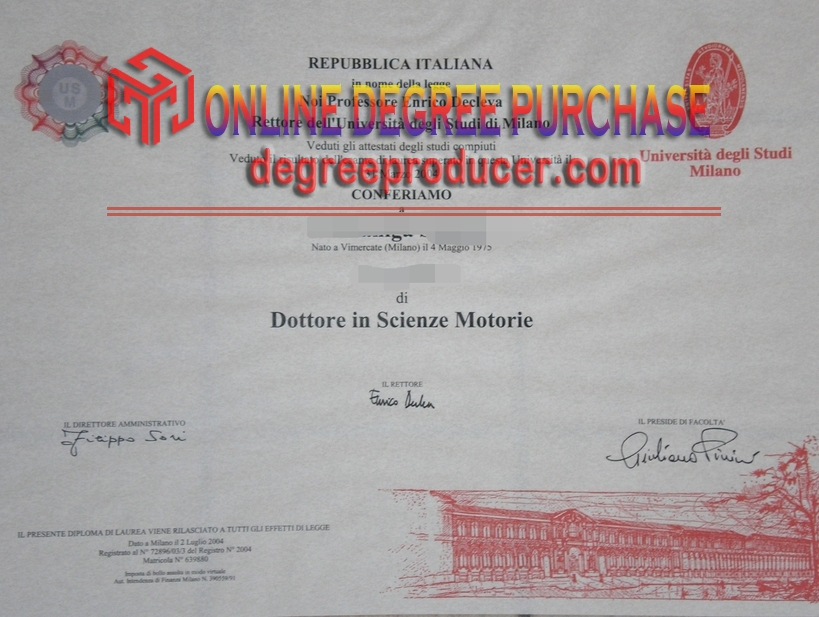 How to Purchase a Fake Università degli Studi di Milano Degree: A Step-by-Step Guide