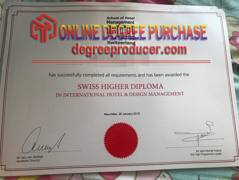 Is It Possible to Buy a Fake School of Hotel Management Neuchâtel, Switzerland Diploma?
