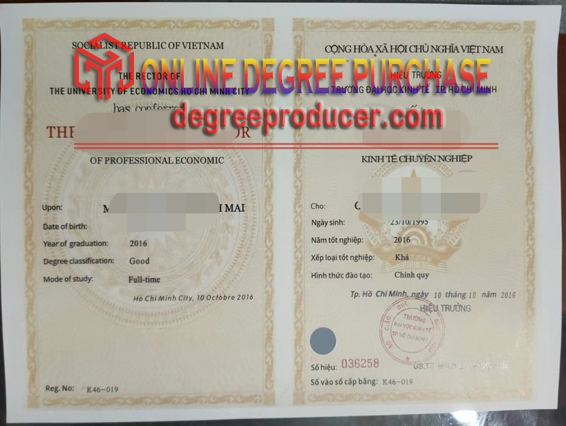 Is It Possible to Buy a Fake University of Economics Ho Chi Minh City Degree?