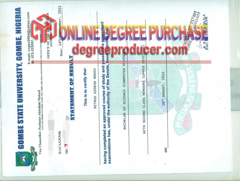 Is It Possible to Buy a Fake Gombe State University Degree?