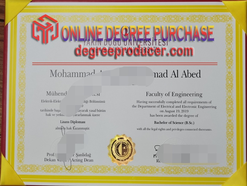 How to Make a Fake Near East University Diploma: A Step-by-Step Guide