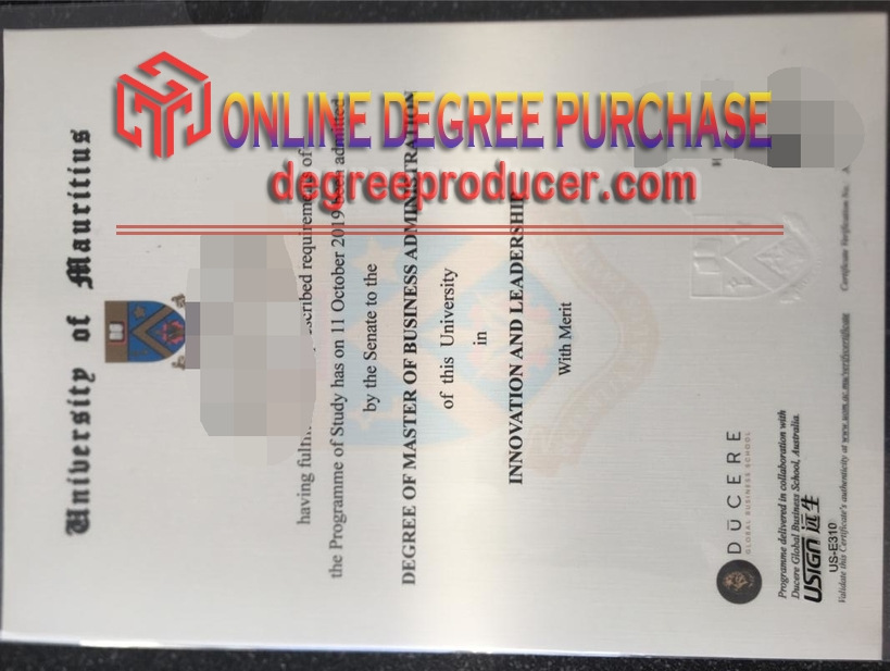 How to Order Your University of Mauritius Diploma: A Step-by-Step Guide