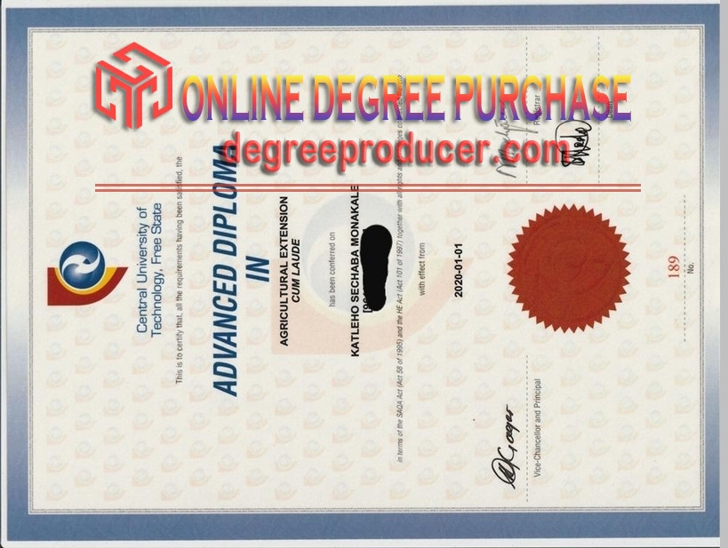 Purchase Fake Central University of Technology, Free State Degree: A Comprehensive Guide