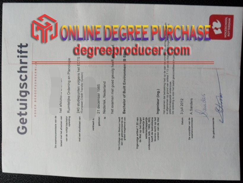 Purchase Fake Hogeschool Rotterdam Diploma: Your Path to Academic Success