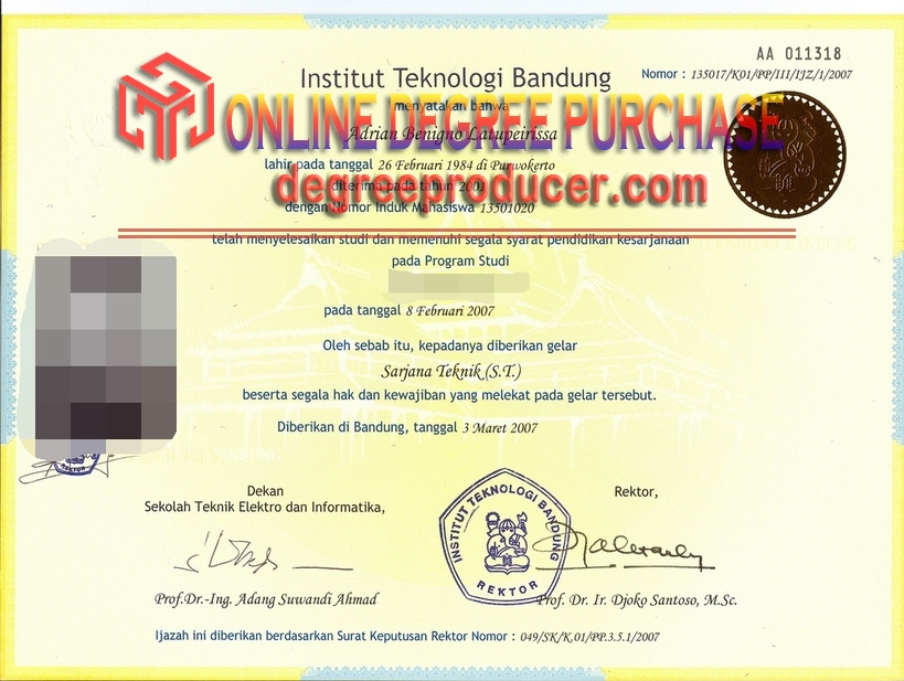 Purchase Fake Institut Teknologi Bandung (ITB) Degree: A Comprehensive Guide