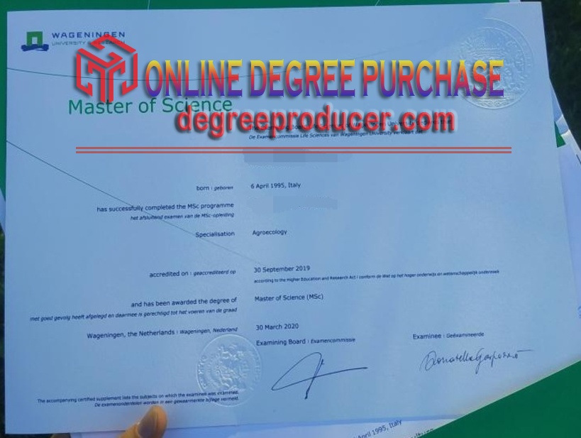Purchase Fake Wageningen Universiteit Diploma: How to Ensure Quality and Avoid Scams