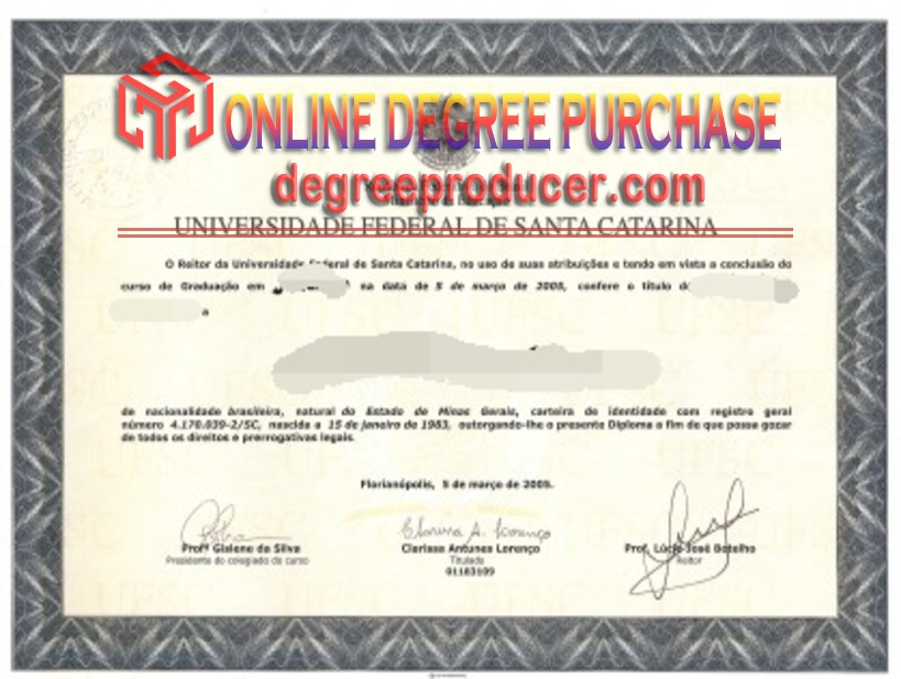 Purchase a Phony Universidade Federal de Santa Catarina Diploma: Is It Worth the Risk?