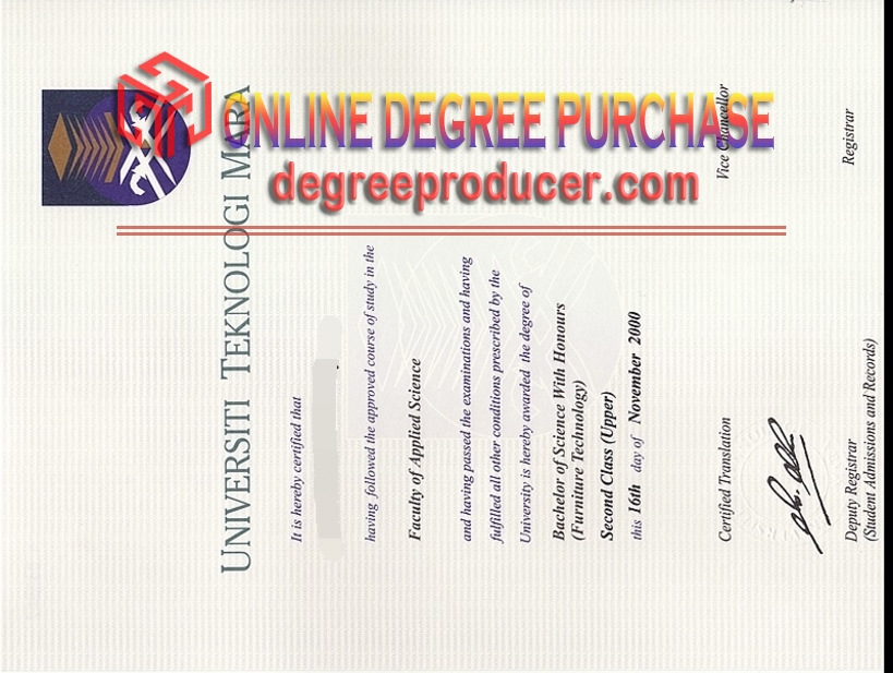 Purchase Phony Universiti Teknologi Mara Diploma: Is It Worth the Risk?