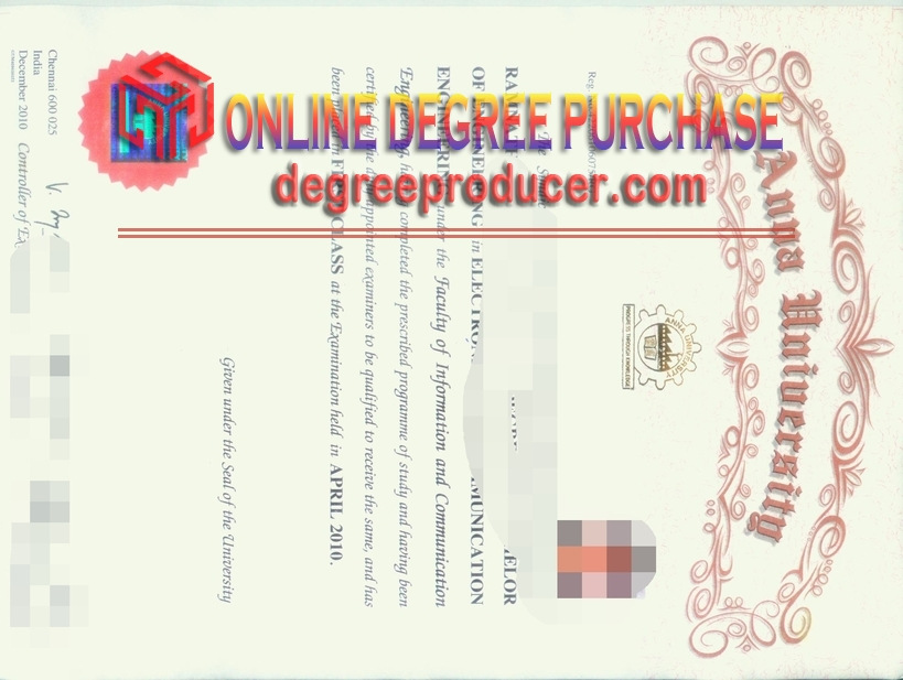 Replica Anna University Diploma: Authenticity and Benefits