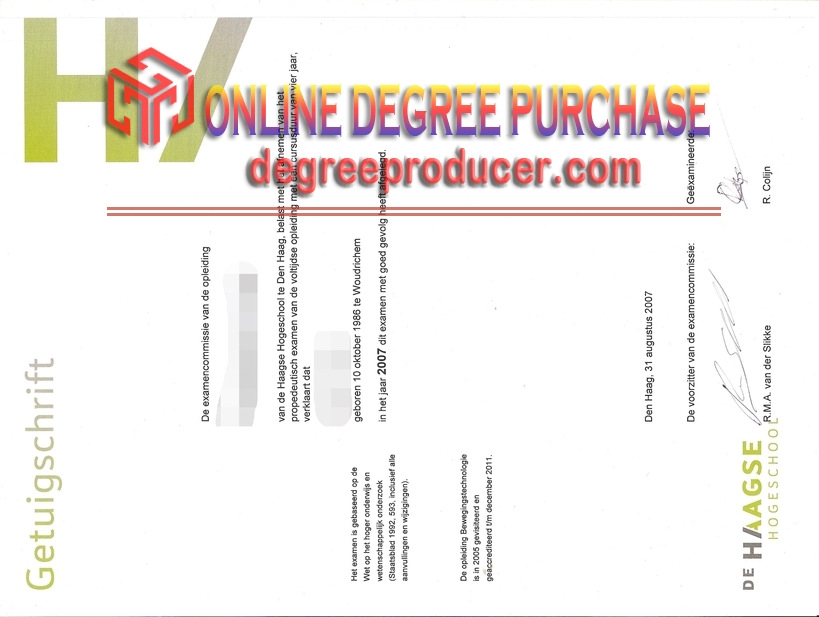 Replica Haagse Hogeschool Degree: The Path to Academic Recognition