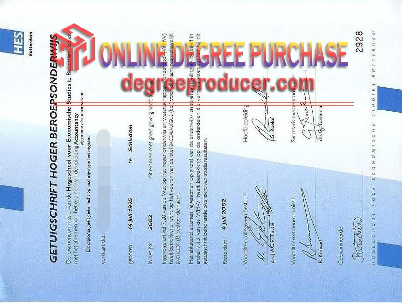 Earn a Replica HogeSchool Voor Economische Studies Degree: Your Path to Economic Success