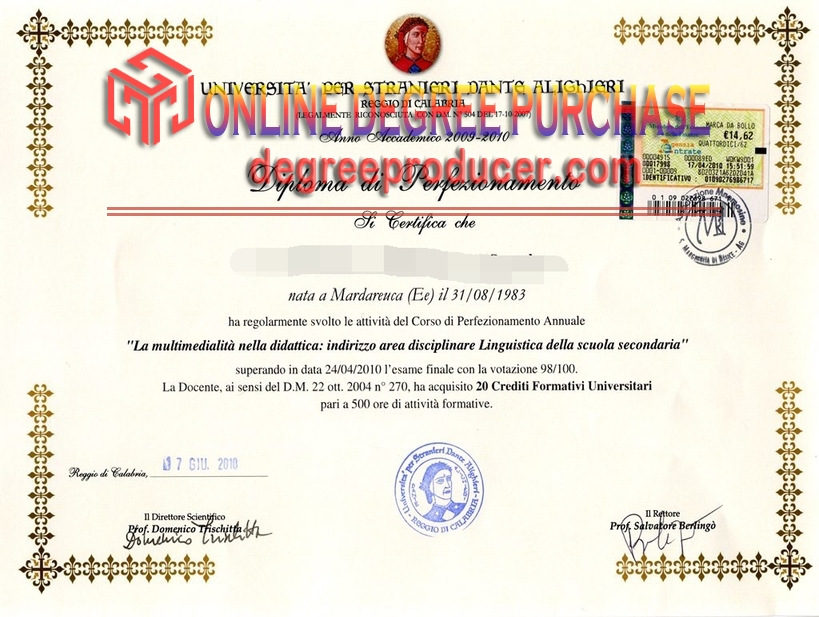 Earn a Replica Università per Stranieri Dante Alighieri Reggio Calabria Diploma: A Comprehensive Guide