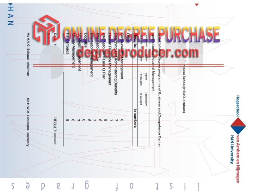 The Steps to Buy a Fake HAN University Degree: A Comprehensive Guide