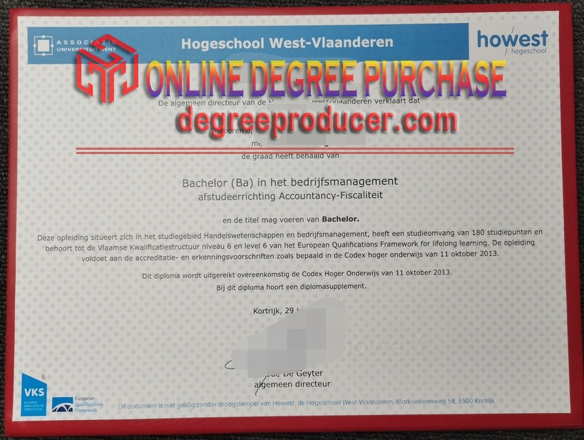 The Steps to Buy a Fake University College of West Flanders Diploma