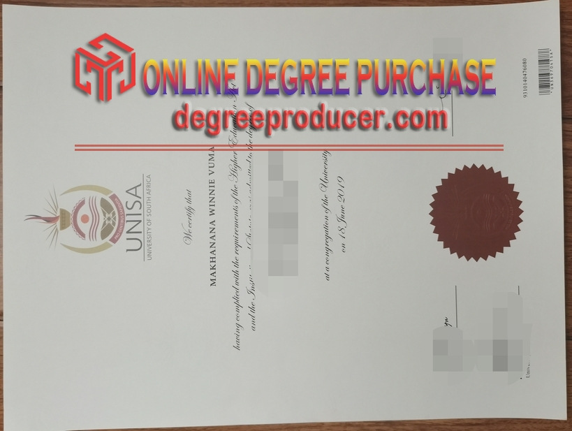 The Steps to Buy a Fake University of South Africa (UNISA) Degree