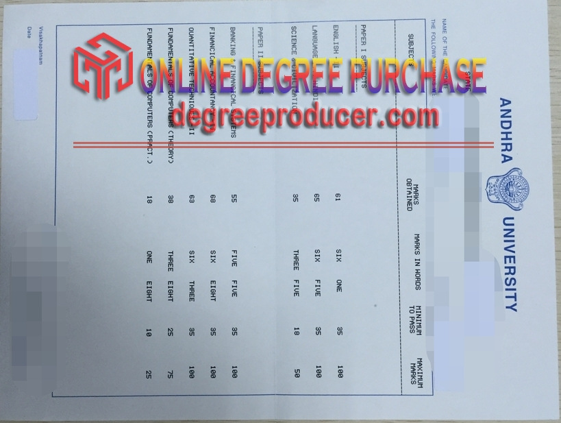 Where to Purchase a Fake Andhra University Diploma: Top 5 Online Stores